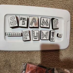 Foam & Rubber Assorted Stamp Set